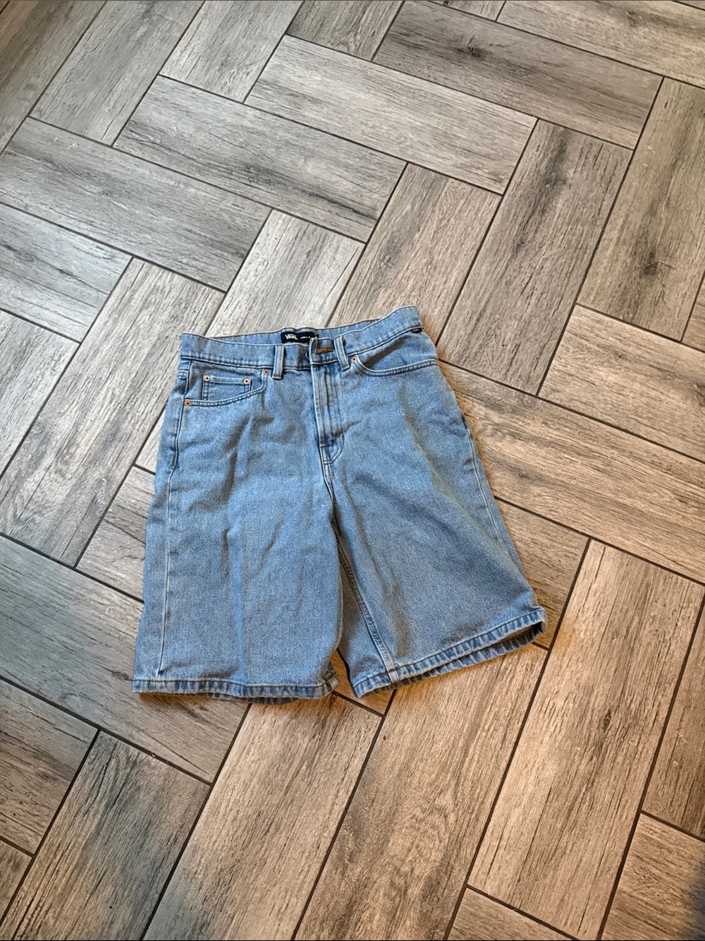 Vans Men's Light Blue Denim Jean Shorts